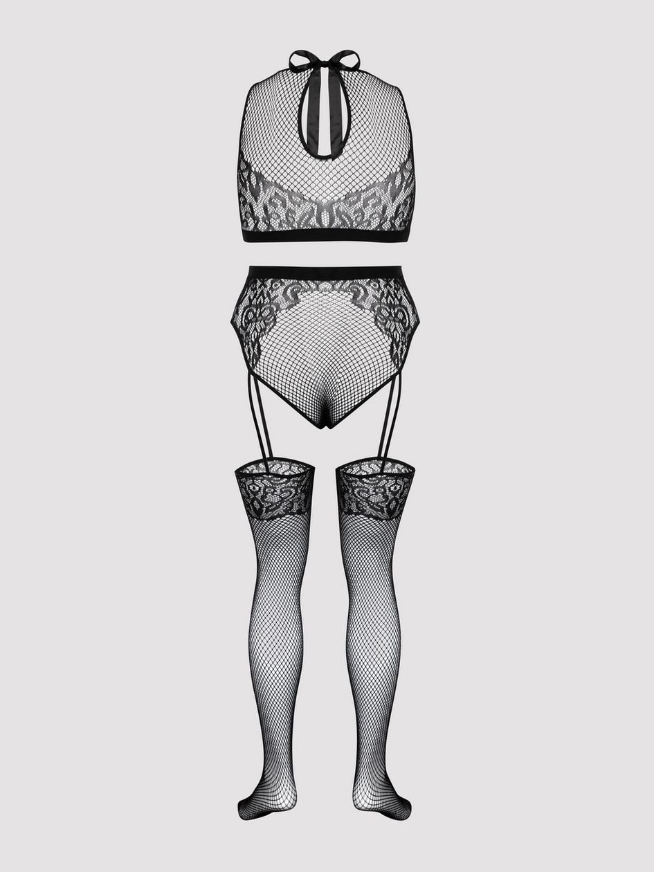 a46919g84282.jpg Fifty Shades of Grey Captivate Black Lace Keyhole Bra Set - Image 1