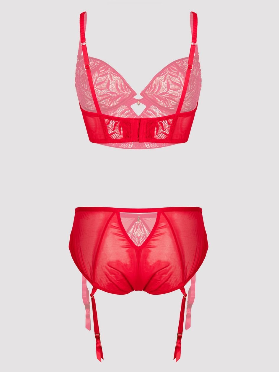 a47870g86027.jpg Lovehoney Plus Size Parisienne Charm Red Lace Crotchless Bra Set - Image 1