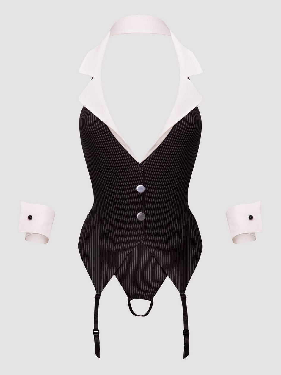 a47897g85610.jpg Lovehoney Fantasy Plus Size Boardroom Babe Secretary Bustier Costume - Image 1
