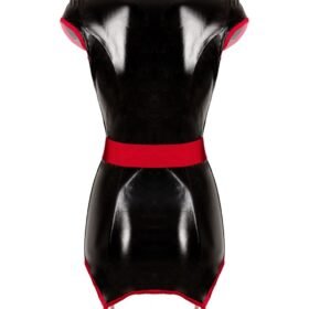 Lovehoney Fantasy Racing Heart Wet Look Nurse Costume