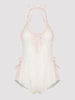 Lovehoney Flirty Lace Ivory Teddy - Image 7