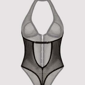 Lovehoney Forbidden Romance Black Mesh Crotchless Body